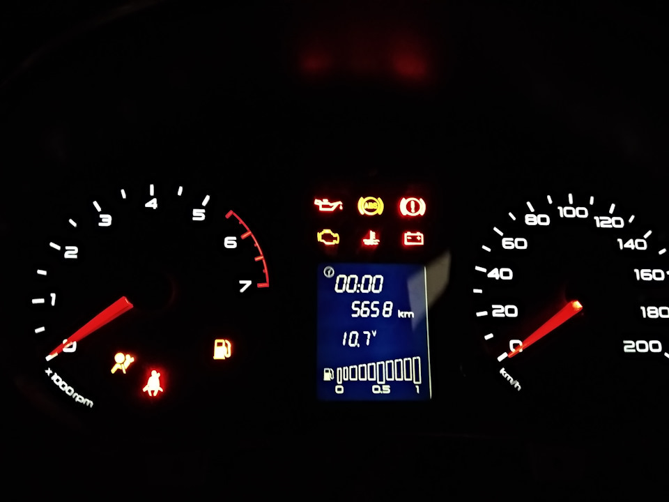 Пересвет приборной панели ЛАДА ГРАНТА - DRIVE2