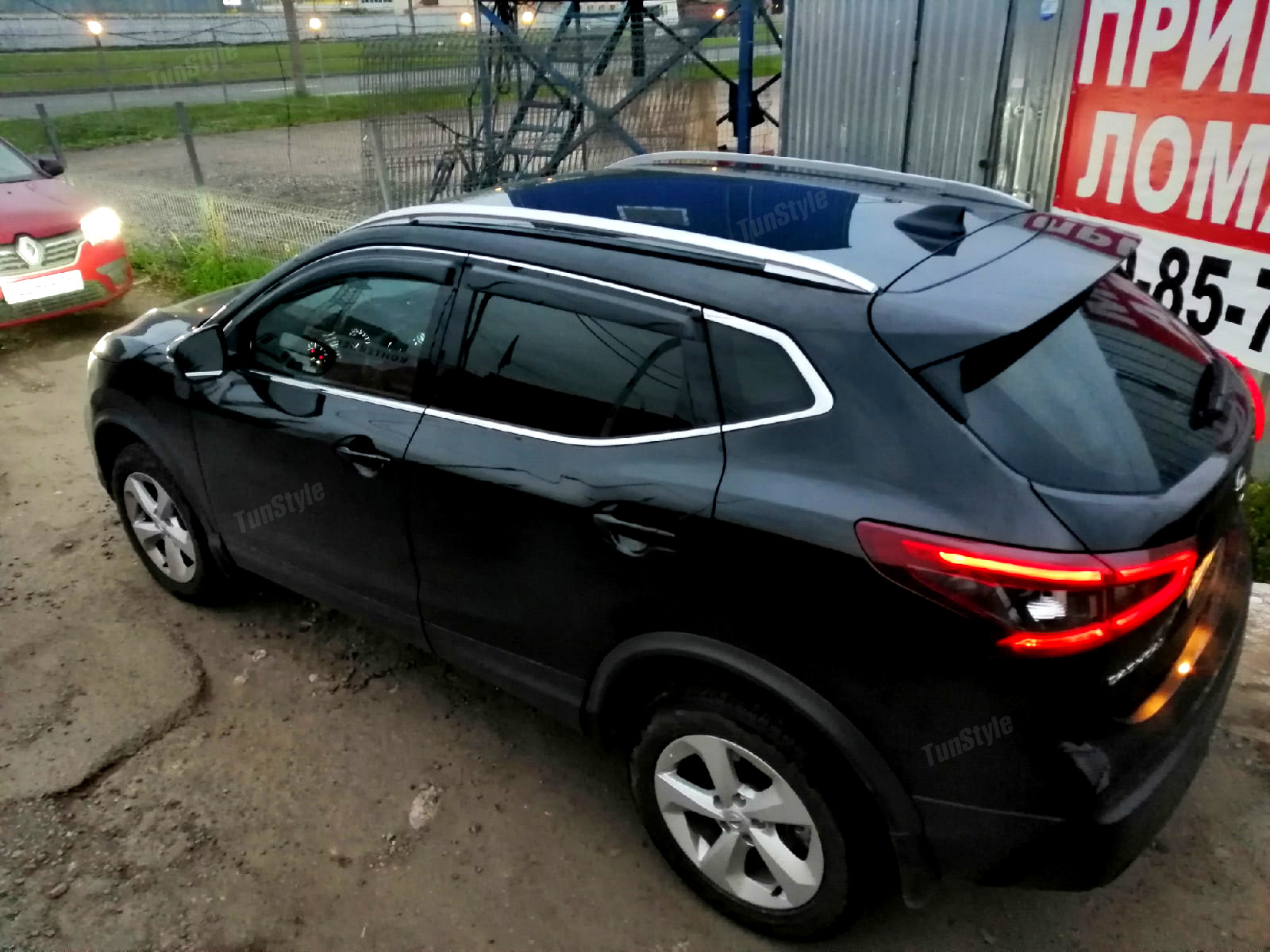 Рейлинги Nissan Qashqai j11