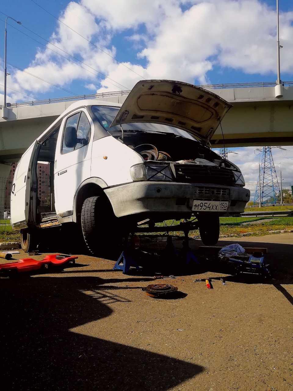 Покупка и замена сцепления на парковке ленты. — ГАЗ Газель, 3 л, 2002 ...