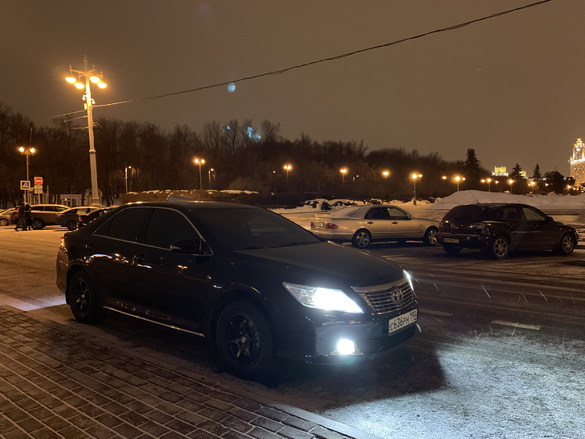 Камри фото ночью Просто красивые ночные фотографии - Toyota Camry (XV50), 2,5 л, 2012 года покату