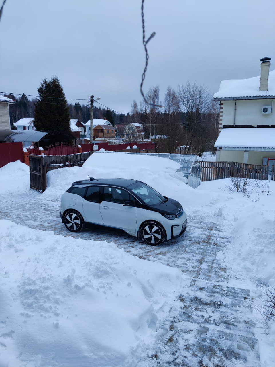 Батарея зимой и проходимость — BMW i3, 2019 года | наблюдение | DRIVE2