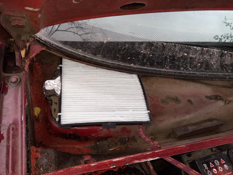 Приколхозил салонный фильтр от Матиза и неприятность с СО — Audi 80 (B3 ...