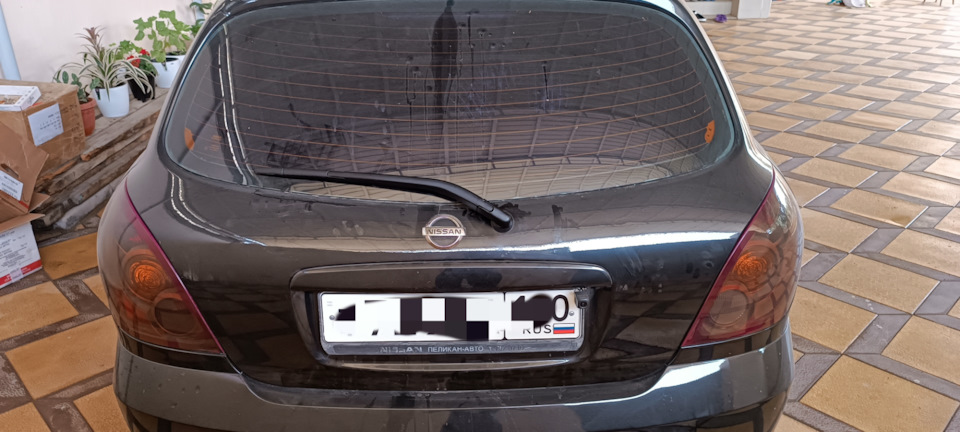 Задний дворник polcar — Nissan Almera II (N16), 1,5 л, 2005 года ...