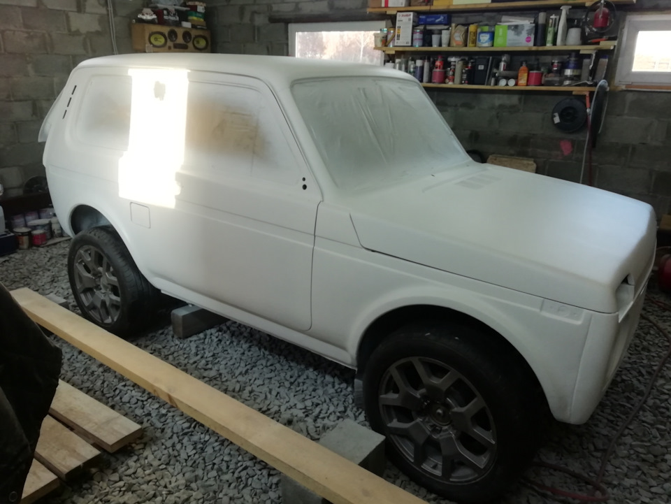 Осторожно, окрашено. — Lada 4x4 3D, 1,7 л, 2002 года | кузовной ремонт ...