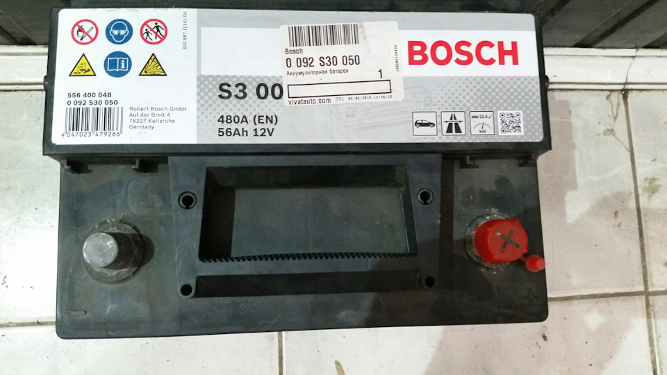 Новый аккумулятор — Mazda RX-8, 1,3 л, 2004 года | запчасти | DRIVE2