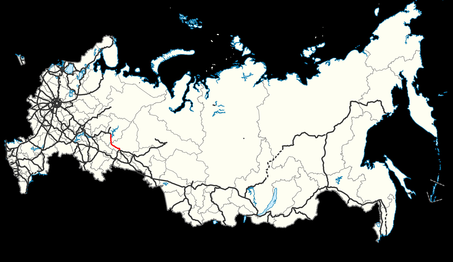 Карта состояния автодорог россии