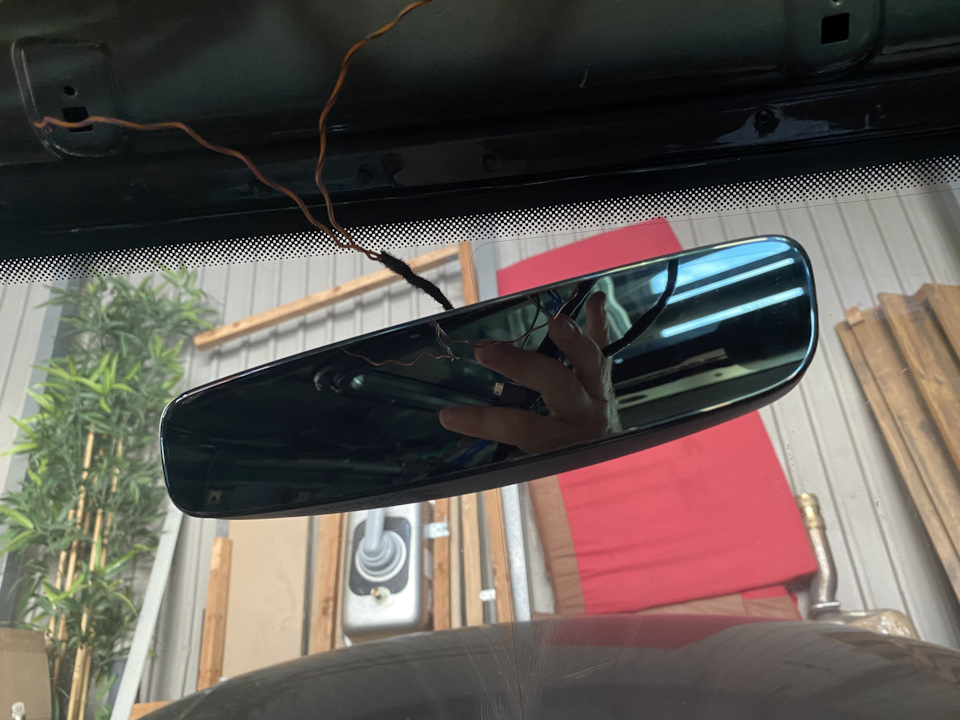 Безрамочное зеркало заднего вида — Volkswagen Multivan (T4), 2,5 л ...