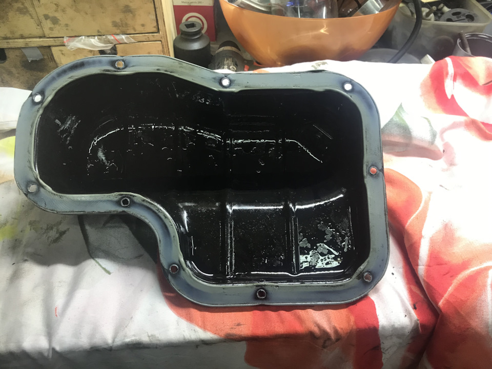 Ремонт потения. Поддона двигателя, течь масла — Nissan Pathfinder (3G ...