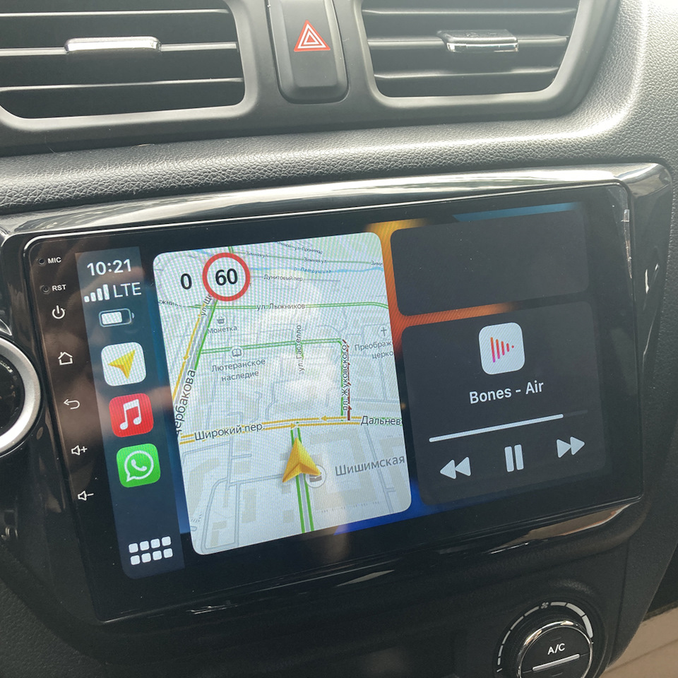 76. Автомагнитола 2DIN на Android + CarPlay. Сбылась мечта. — KIA Rio (3G),  1,6 л, 2013 года | автозвук | DRIVE2