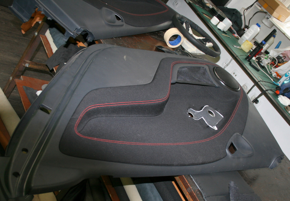Обшить двери \"кордурой\". Начало — Smart fortwo (2G), 0,8 л, 2012 года ...