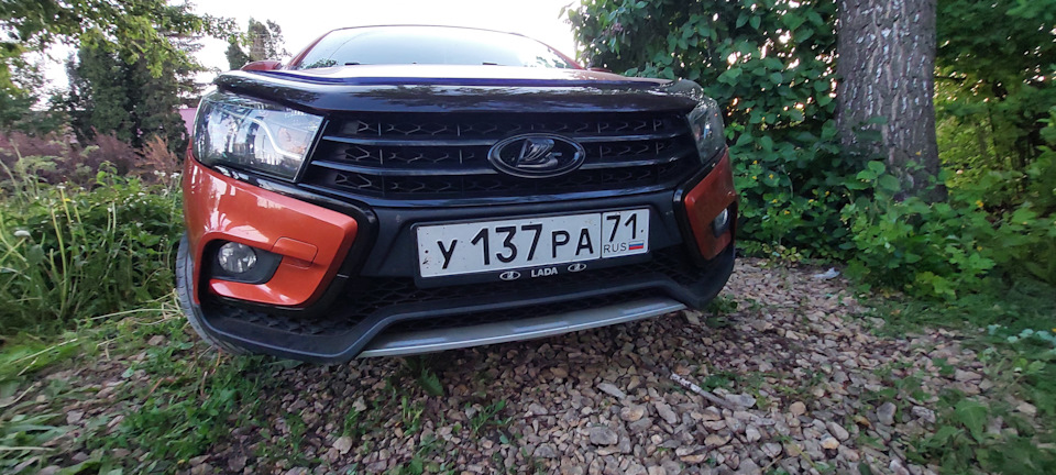 Операция "Антихром" — Lada Vesta SW Cross (1G), 1,6 л, 2021 года ...