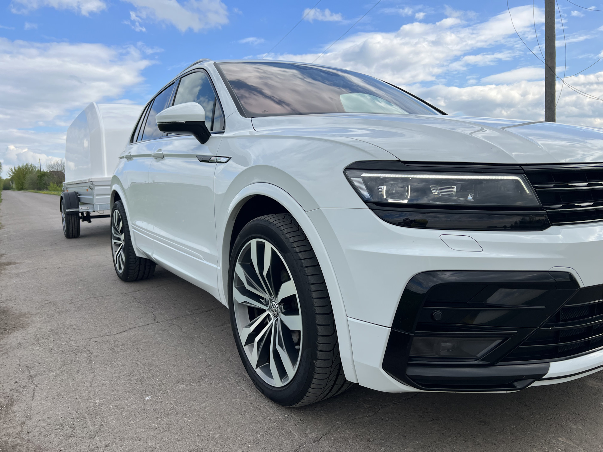 Новый прицеп для Тига — Volkswagen Tiguan (2G), 2 л, 2018 года | тюнинг ...