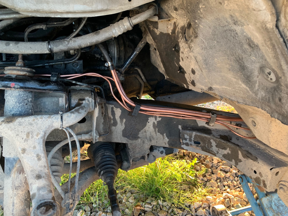 Медные трубки — тормозные и топливные — Mercedes-Benz M-Class (W163), 2 ...