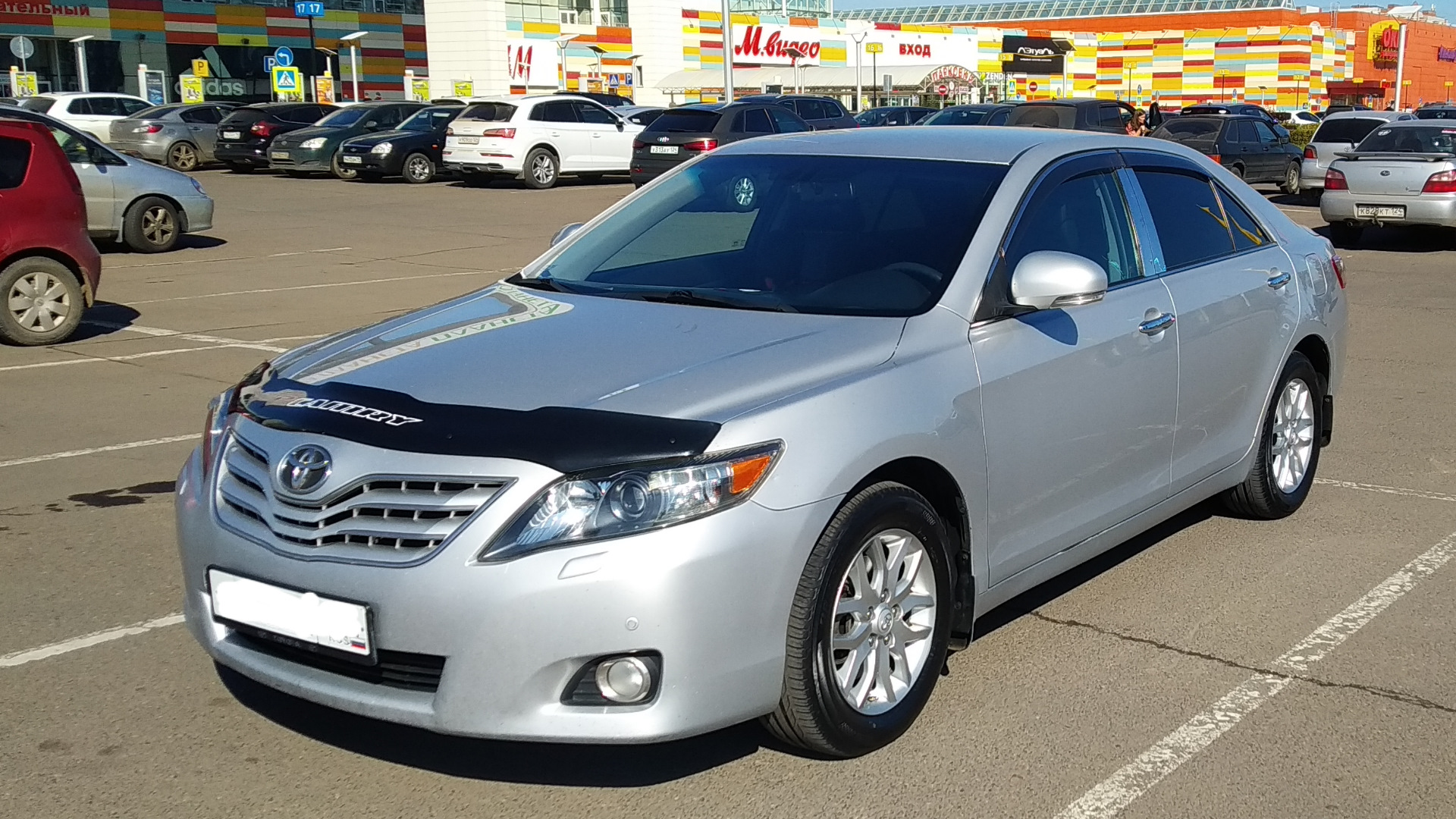 Toyota Camry (XV40) 2.4 бензиновый 2011 | Серебро 2.4 на DRIVE2