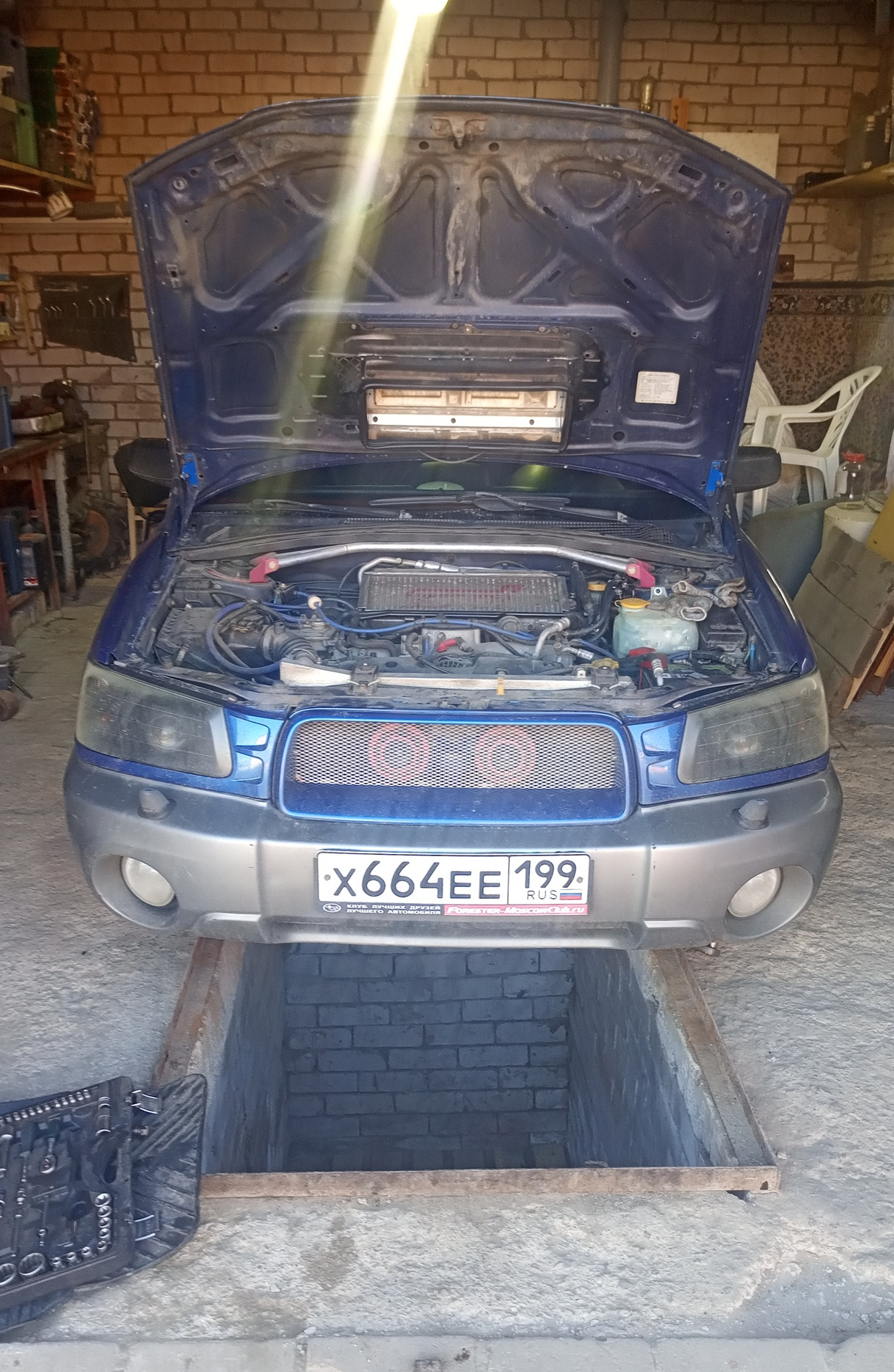 Направляйка вдувайка! — Subaru Forester (SG), 2 л, 2003 года | своими ...