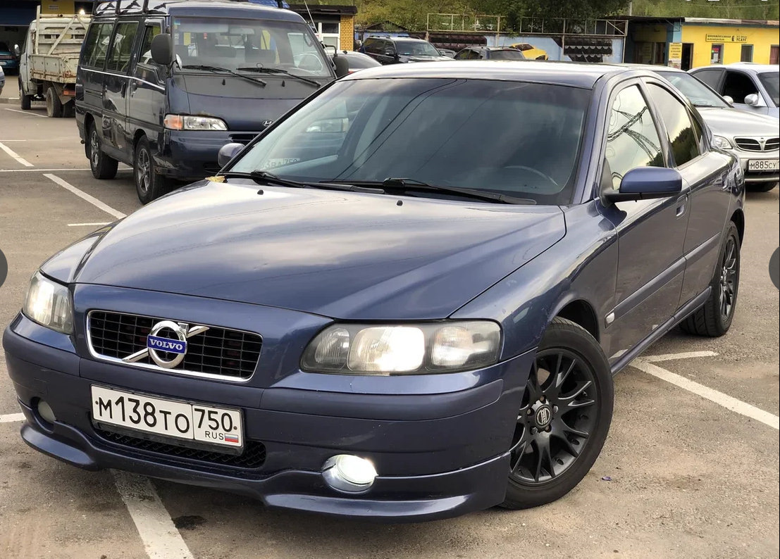 Volvo s60 2004 синий