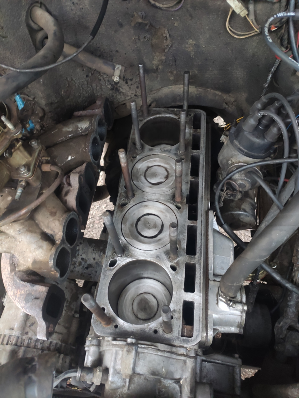 Прогорела прокладка ГБЦ — УАЗ 315195 Hunter, 2,9 л, 2008 года | своими ...
