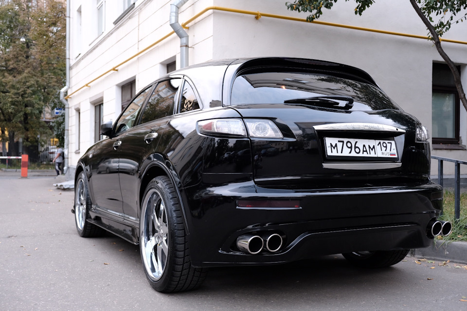 Покупка липучки и установка 22 — Infiniti FX (1G), 3,5 л, 2006 года ...