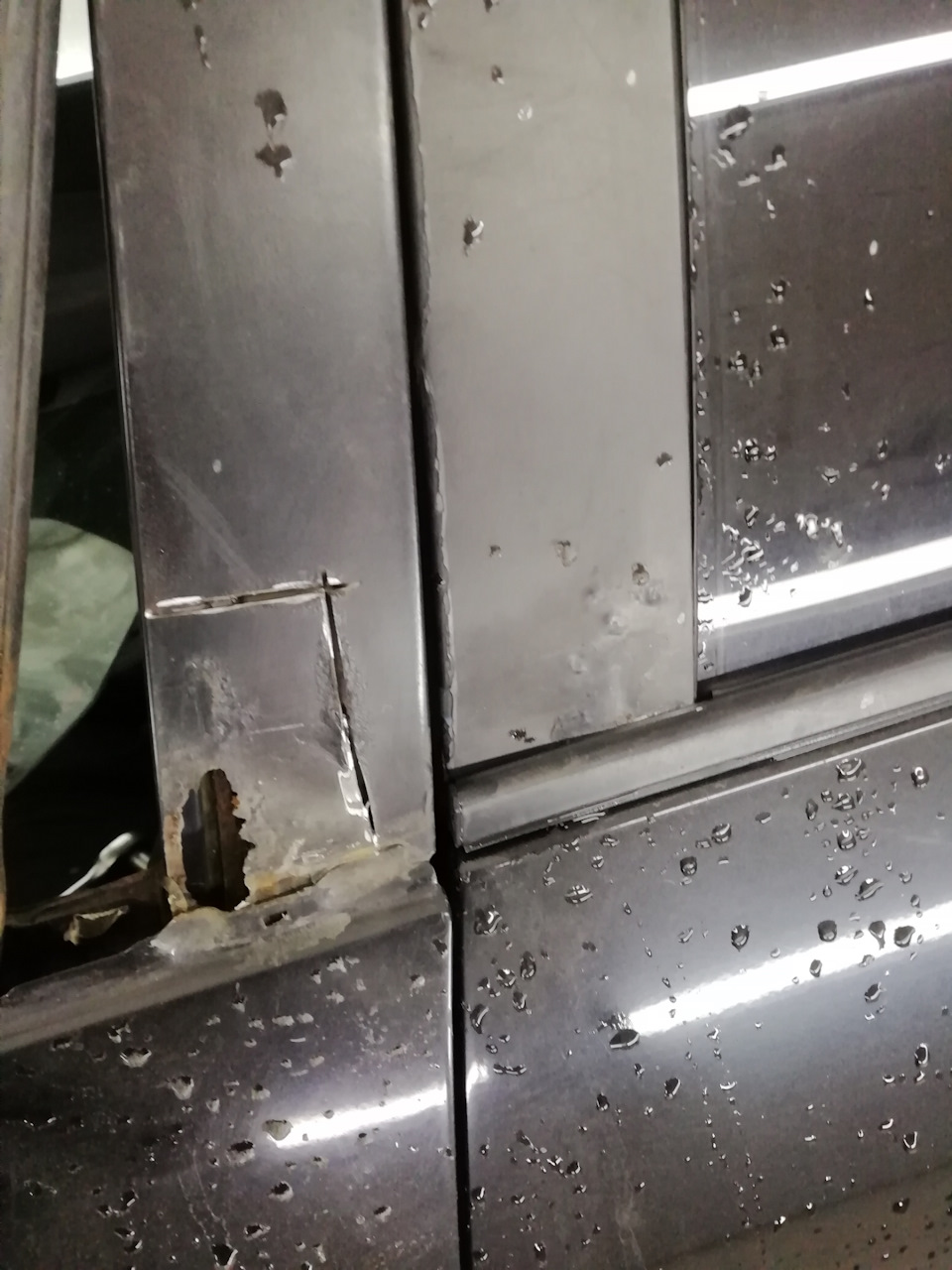 Рамки дверей. Больное место — Nissan Primera (P12), 1,8 л, 2005 года ...