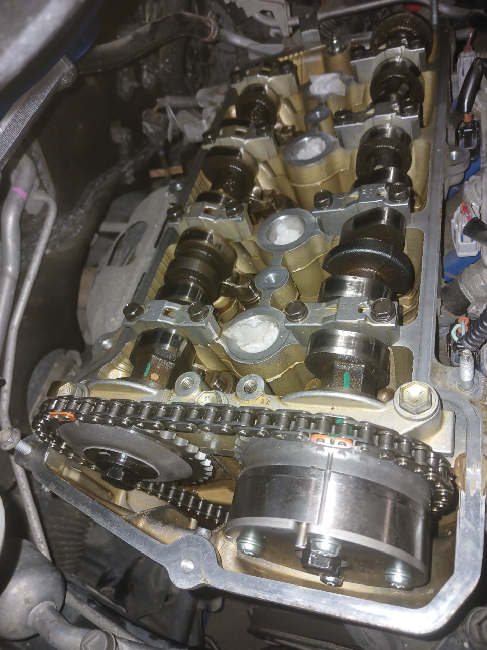 Установленная муфта, звёздочка — Toyota ist (2G)