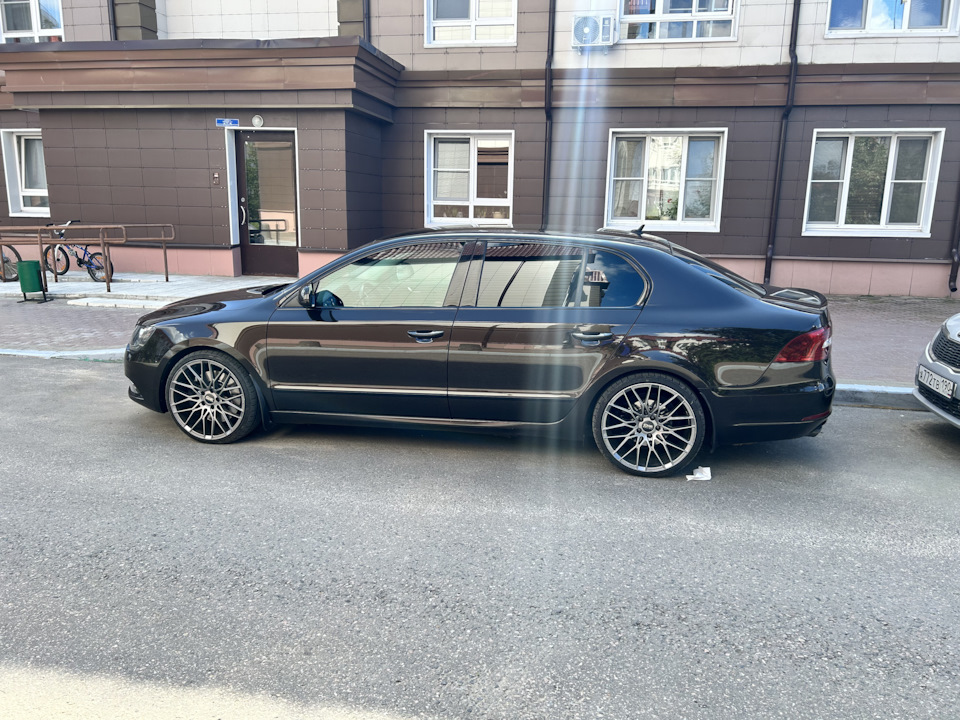 Страховая. Ремонт после притертости, pdr — Skoda Superb Mk2, 1,8 л ...