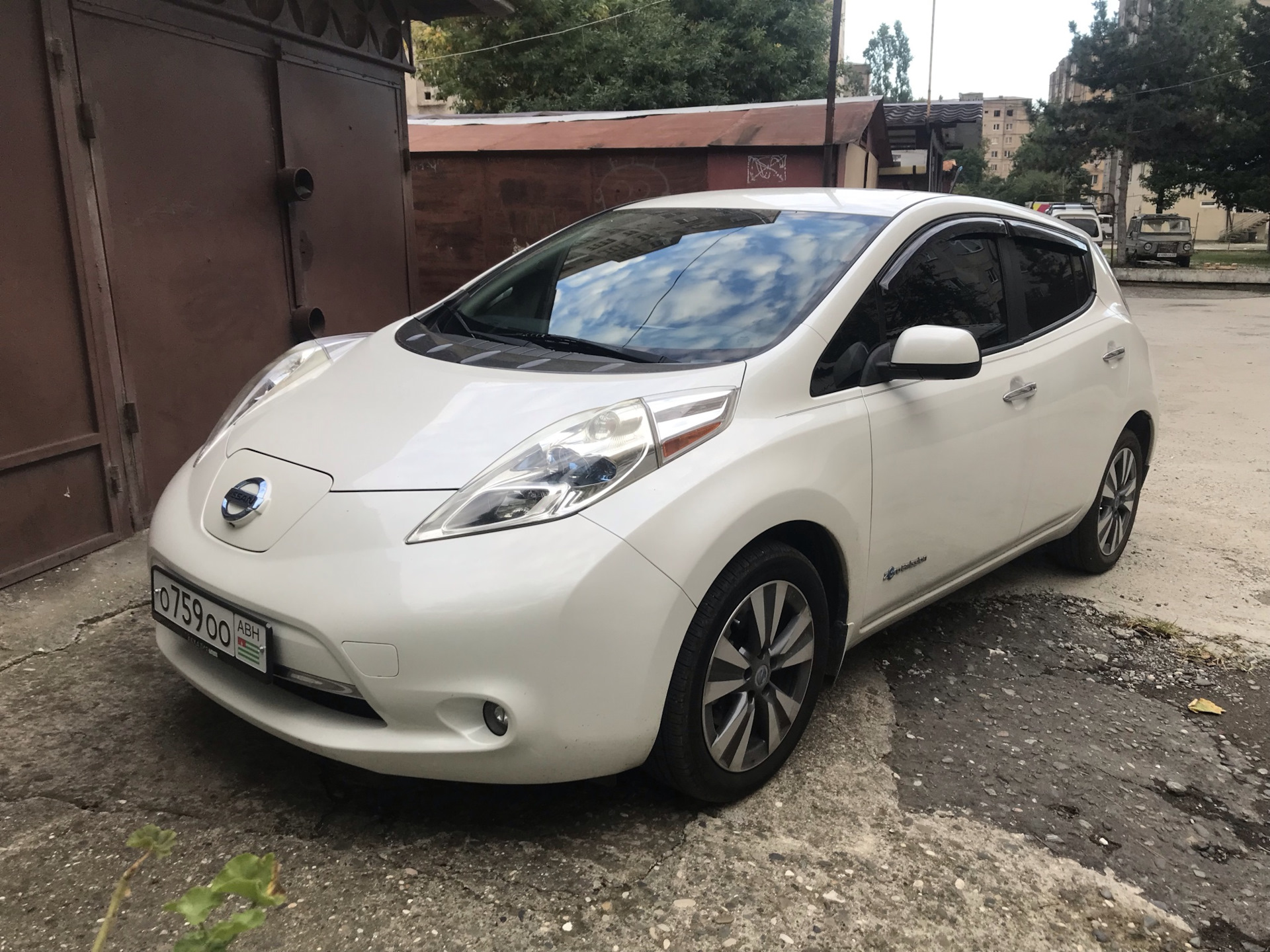 Стойки nissan leaf