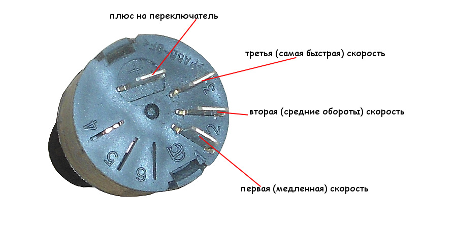 Схема подключения печки ваз