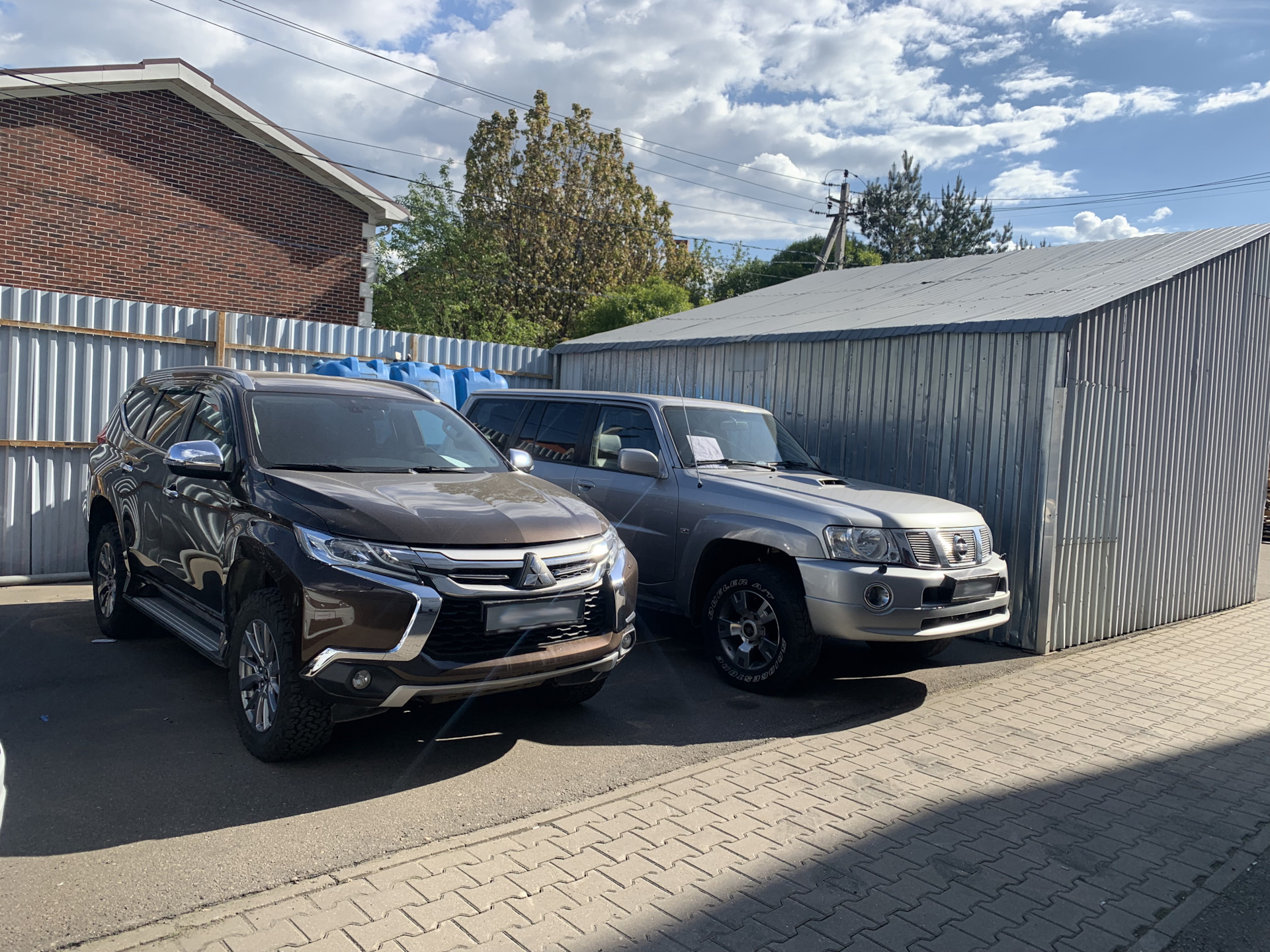 Pajero Sport 3 vs Patrol Y61) — Mitsubishi Pajero Sport (3G), 2,4 л, 2019  года | наблюдение | DRIVE2