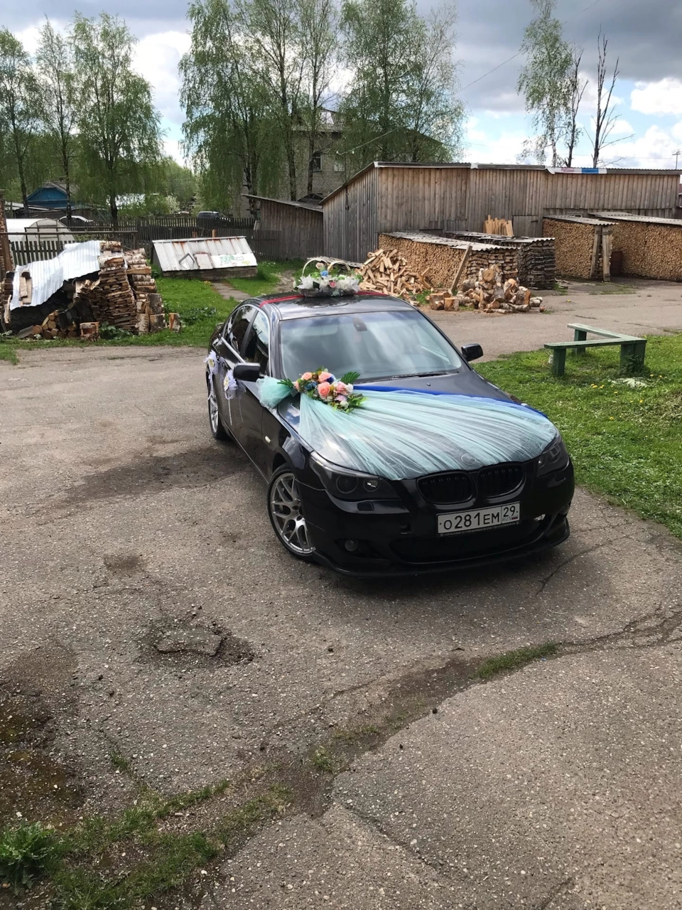 Поездка в деревню 03.06.2022 свадьба сестрв, — помпа — BMW 5 series (E60),  2,5 л, 2004 года | путешествие | DRIVE2