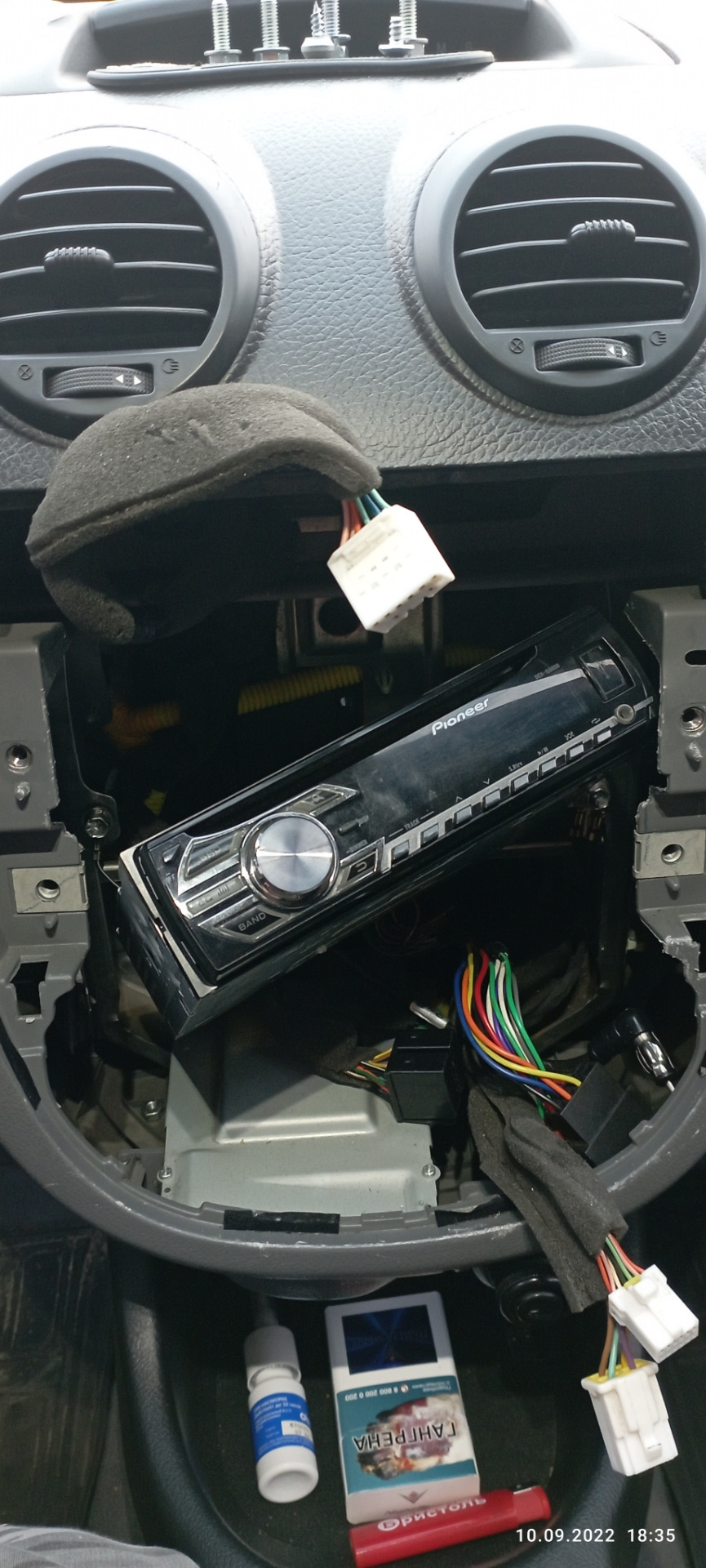 Замена штатного ГУ — Chevrolet Lacetti SW, 1,6 л, 2012 года | автозвук ...