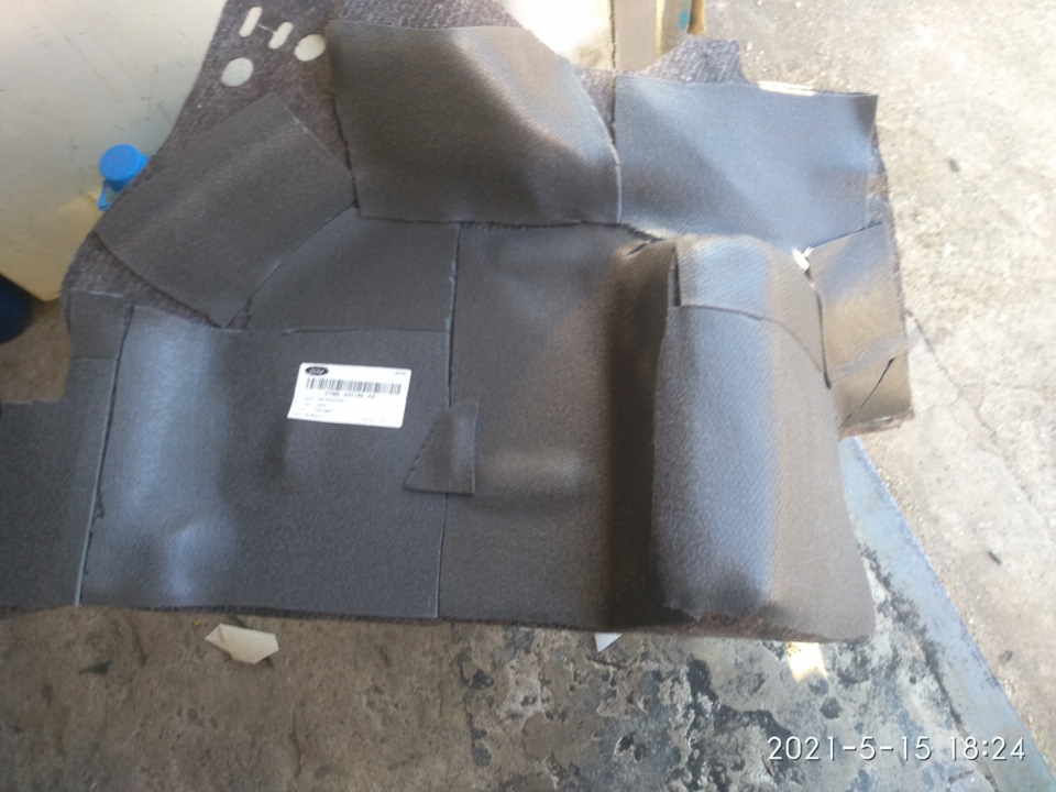 Виброшумоизоляция своими руками — Ford Fiesta (Mk VI), 1 л, 2014 года ...