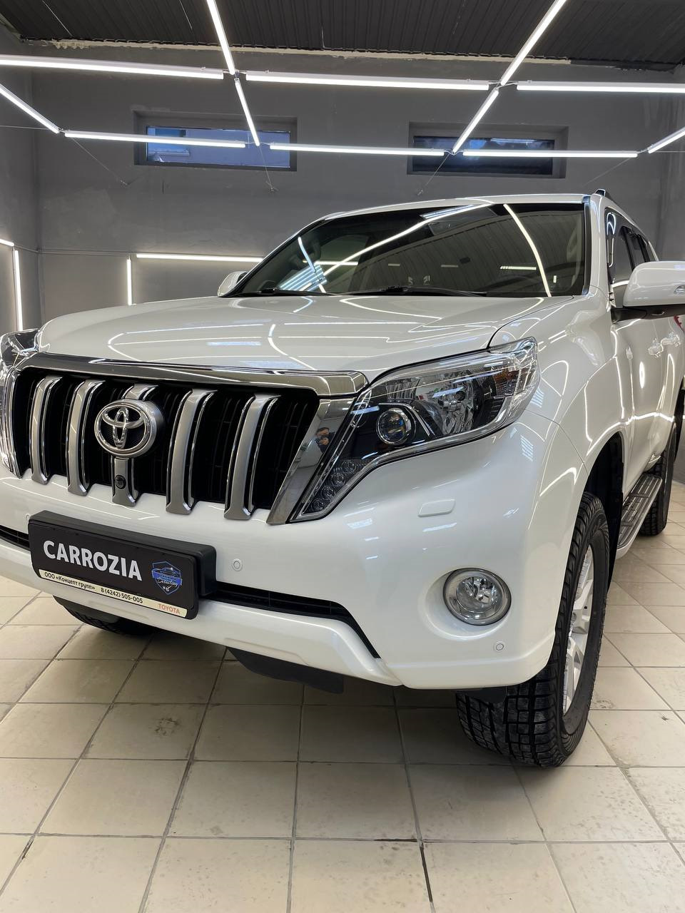 Нанесение керамического защитного покрытия — Toyota Land Cruiser Prado  150-series, 2,8 л, 2016 года | стайлинг | DRIVE2