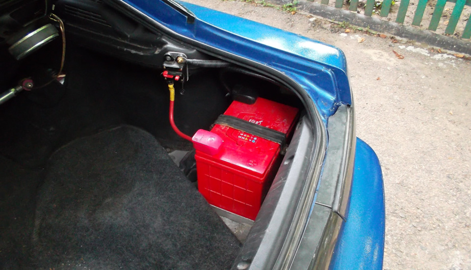 Перенос аккумулятора в багажник Nissan 200SX — Nissan 200SX (S13), 1,8 ...