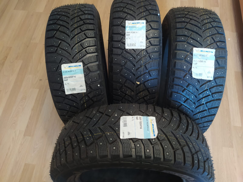 Зимние шины Michelin X-Ice North 4 205/55 R16 94T XL — Skoda Rapid (1G ...