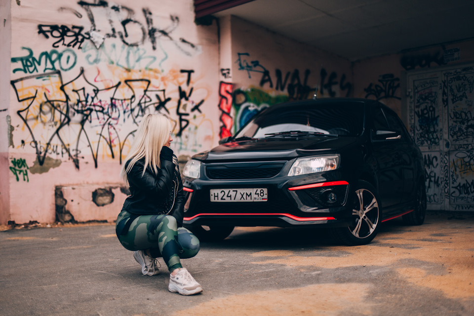Grant on style 1 — Lada Гранта, 1,6 л, 2013 года | фотография | DRIVE2