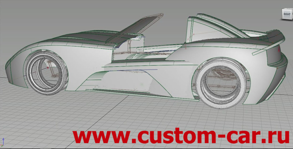 ПРОДОЛЖАЕМ ПРОРИСОВКУ ДИЗАЙНА… — Родстер VORPAL от КОЛЁС ПОБЕДЫ, 6,2 л ...