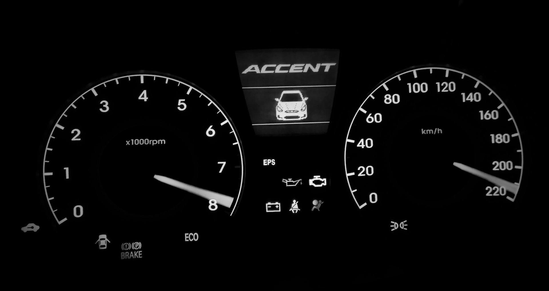 Тест стрелок. Indicator celebration. Реализ новой прошивки панели приборов  — Hyundai Solaris Hatchback, 1,6 л, 2013 года | стайлинг | DRIVE2