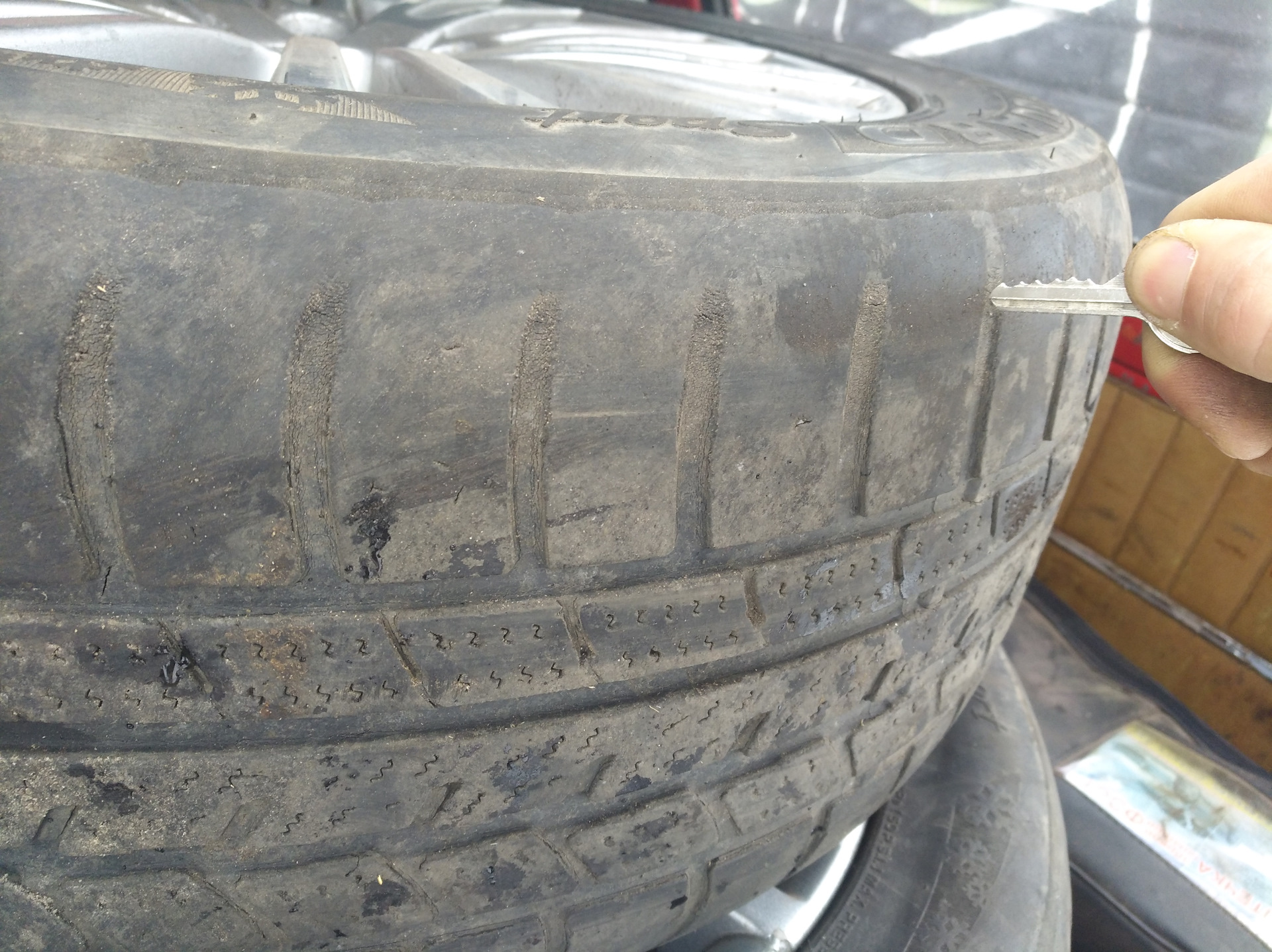 Шины. Размер имеет значение… — Volkswagen Touran (1G), 2 л, 2006 года ...