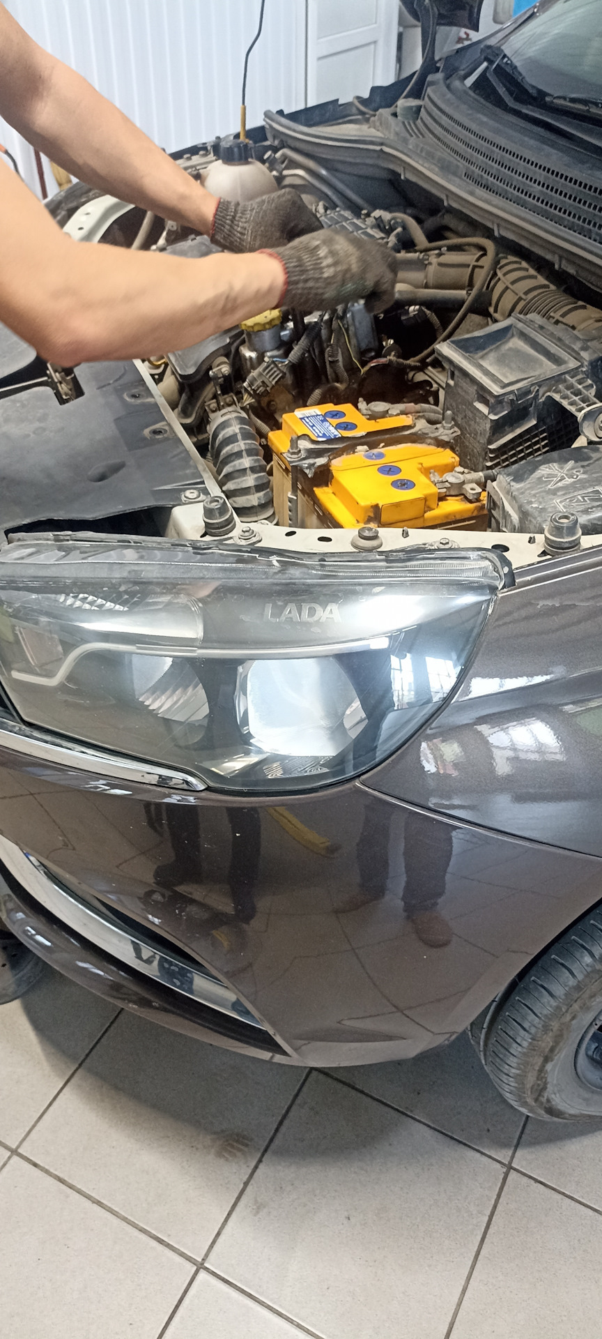 Работаем. — Lada Vesta (1G)