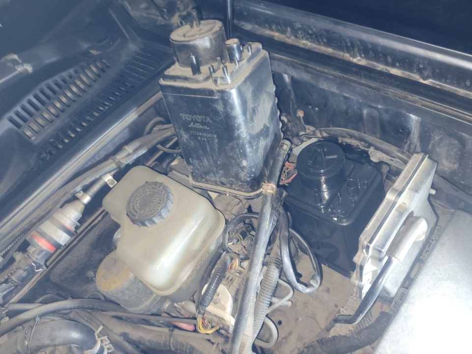 Замена абсорбера — Toyota Land Cruiser Prado 120-series, 4 л, 2006 года ...