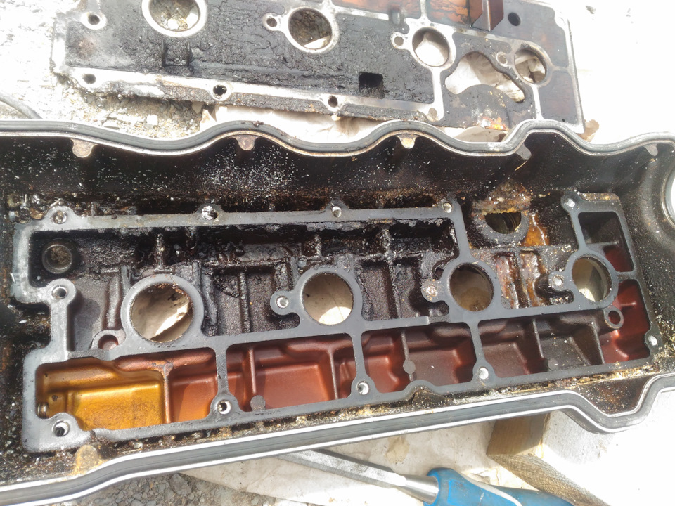 Разбор и очистка клапанной крышки 3/4S-FE — Toyota Corona (T190), 1,8 л ...