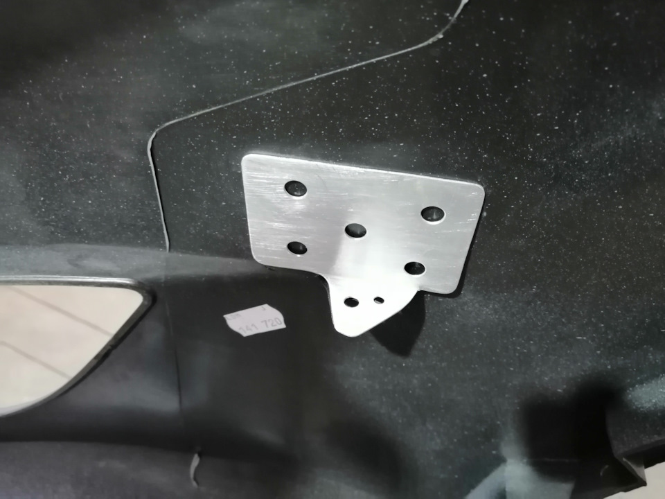 Доработка креплений противотуманок на бампере — Opel Astra J, 1,6 л ...