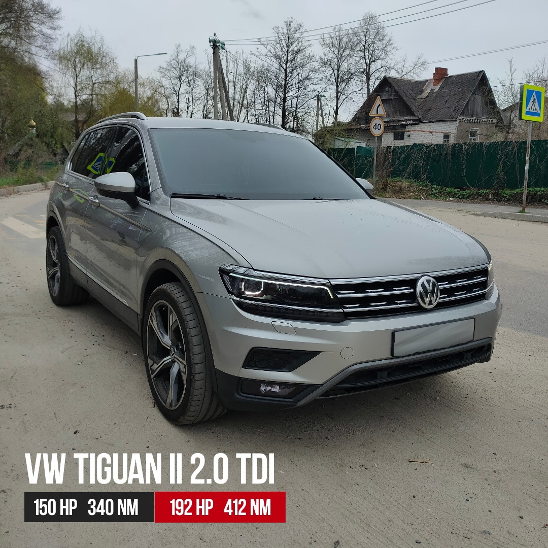 Чип-тюнинг Volkswagen Tiguan II 2.0 TDI — ProChip32 на DRIVE2