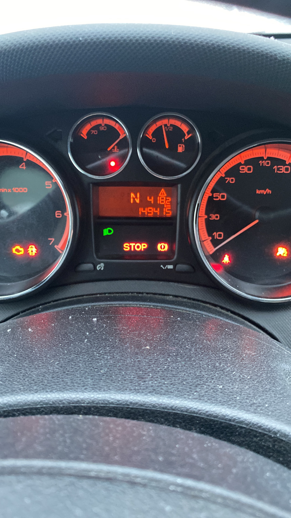 Датчик температуры охлаждающей жидкости — Peugeot 408, 1,6 л, 2013 года ...