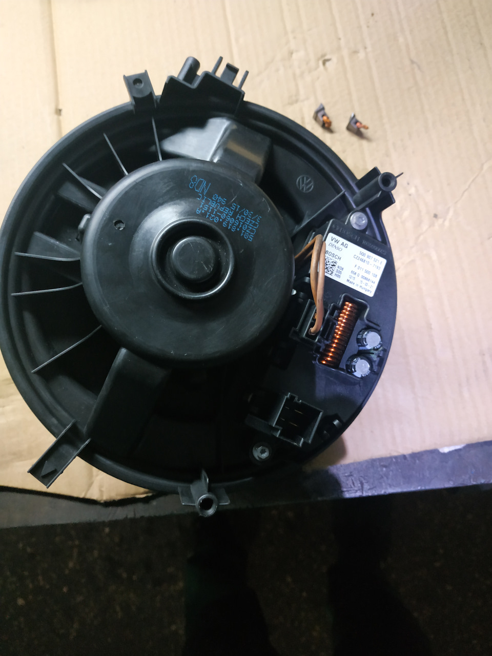 Моторчик Отопителя Салона. А7 — Skoda Octavia Combi A7 Mk3, 1,6 л, 2015 ...