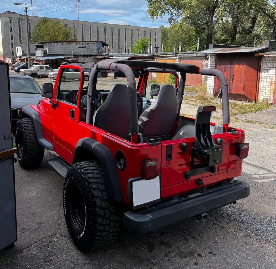 Красный 🔴 — Jeep Wrangler (TJ), 2,5 л, 1998 года | встреча | DRIVE2