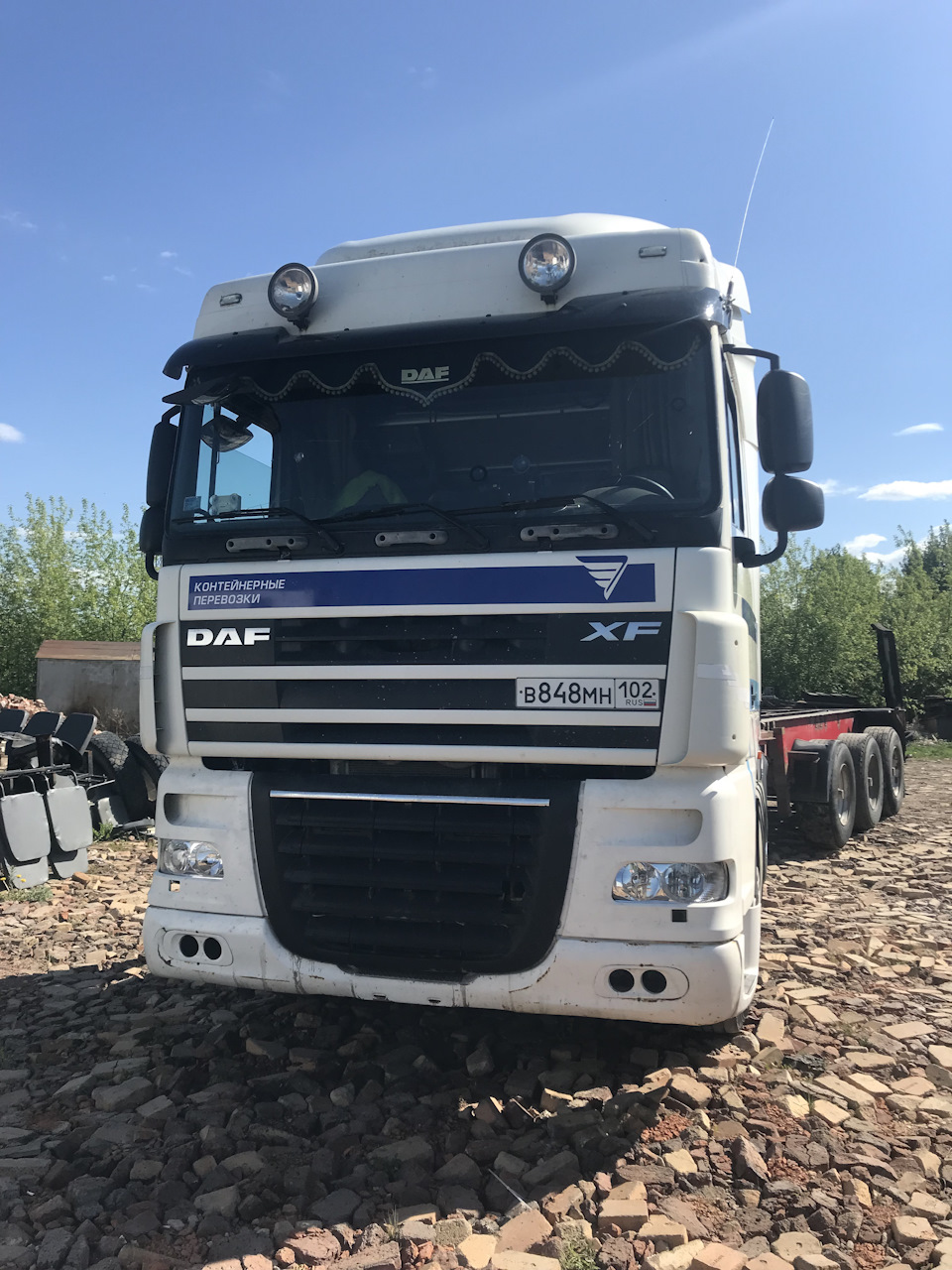 Пост расставания — Daf xf 105-460 БЕЛЫЙ, 9,9 л, 2008 года | продажа машины  | DRIVE2