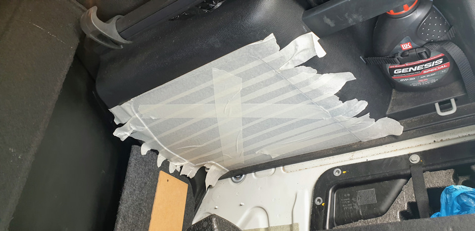 Карпет в багажник, как первый шаг к европолу. — Skoda Yeti, 1,8 л, 2016 ...