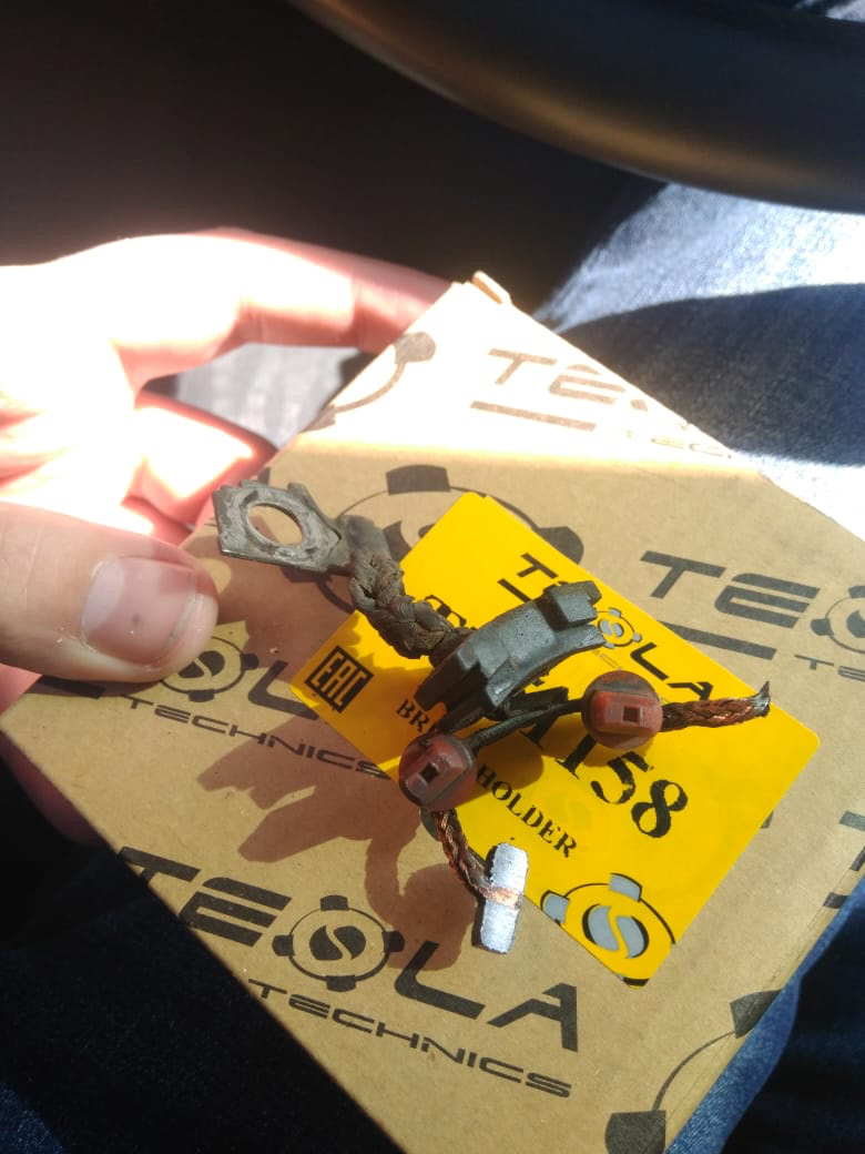 Сломался стартер, или ремонт на коленке — Toyota Corolla (120), 1,6 л ...