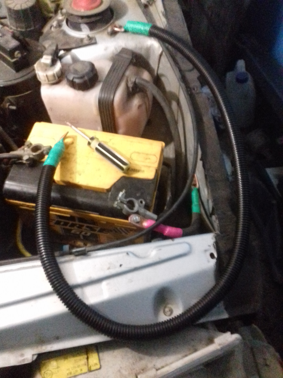 Дубляж генератора, масса на кузов — DRIVE2